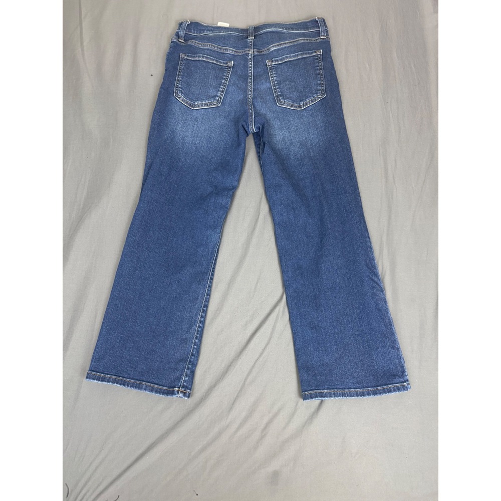 Banana Republic Womens Bootcut High-Rise Cropped Jeans Blue Size 29/8 ~31x26 - Picture 15 of 16